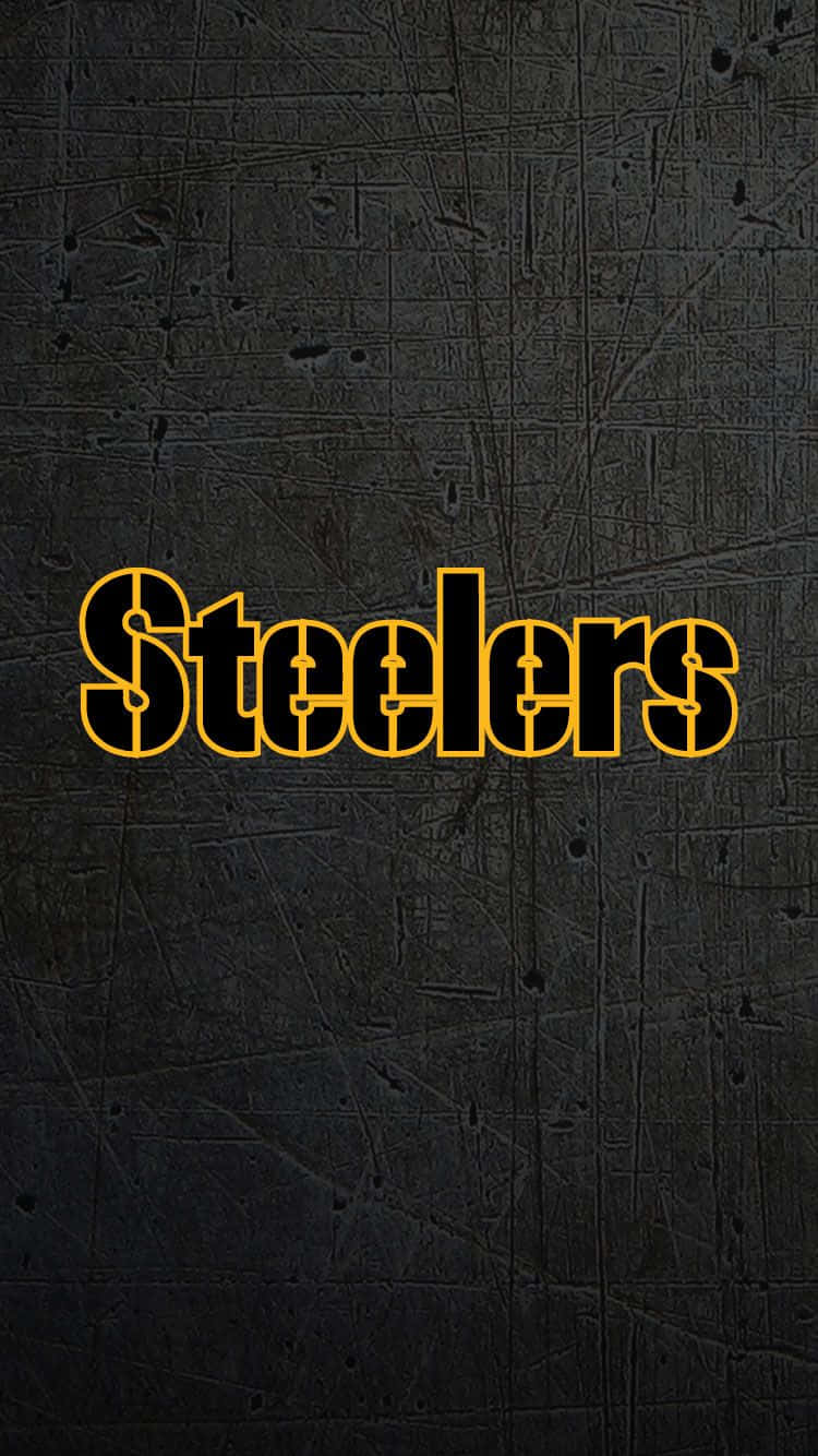 Exibasua Lealdade Aos Pittsburgh Steelers Com Este Vibrante Papel De Parede Para Iphone Dos Pittsburgh Steelers. Papel de Parede