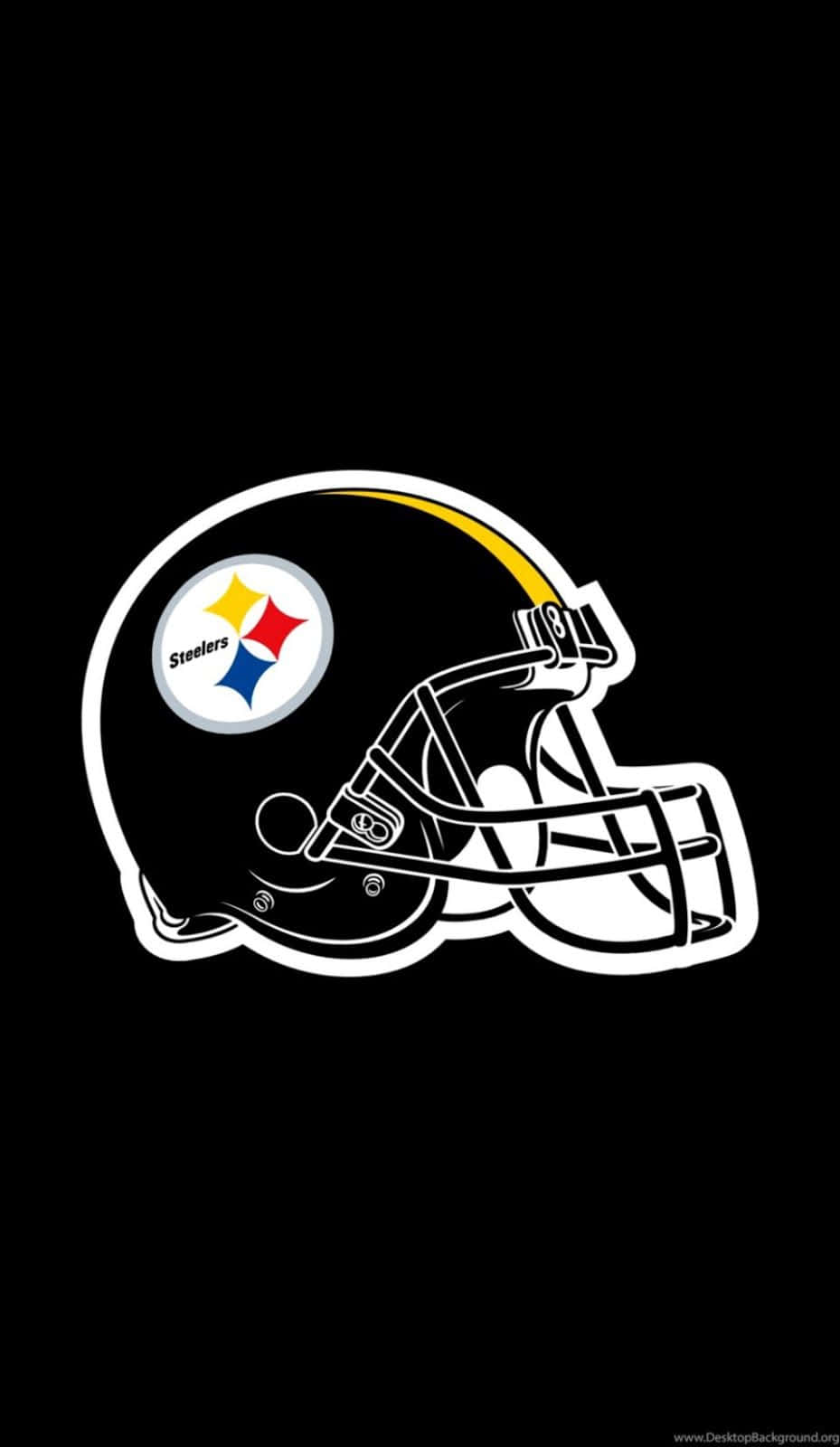 Unicónico Logotipo De Los Pittsburgh Steelers, Exhibido Con Orgullo. Fondo de pantalla