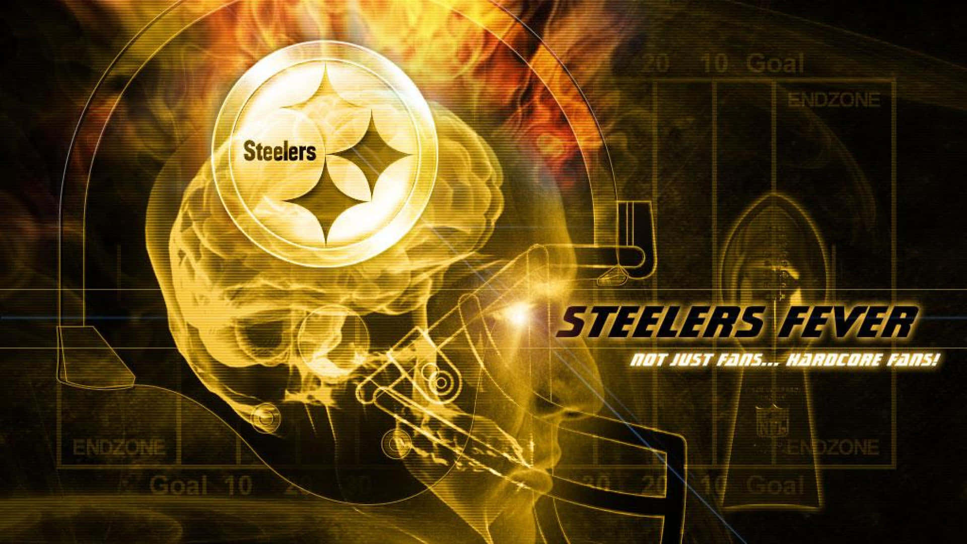 Logoufficiale Dei Pittsburgh Steelers Sfondo