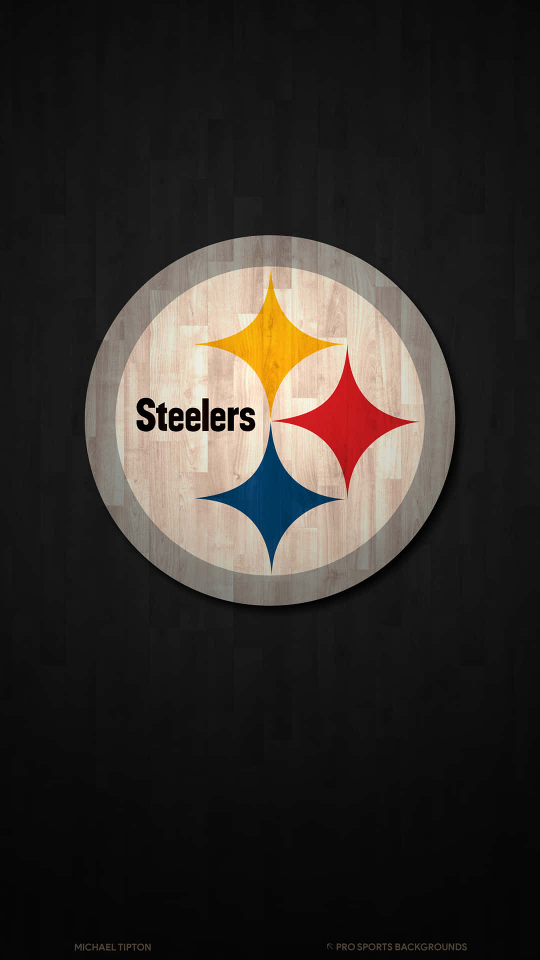 Se Pittsburgh Steelers logo i fuld opløsning. Wallpaper