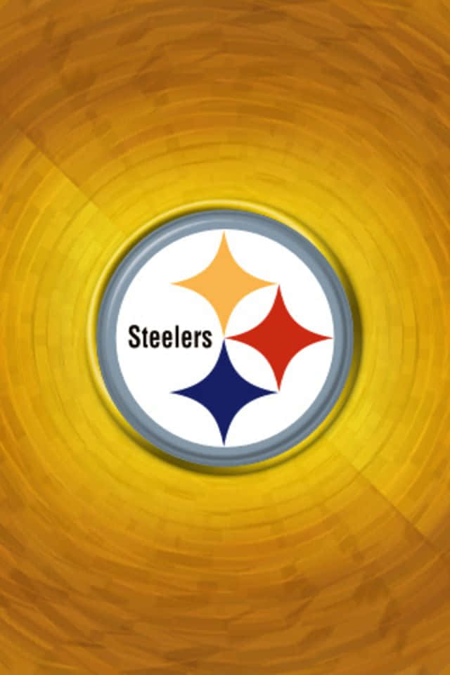 Detofficiella Logotypen För Pittsburgh Steelers. Wallpaper
