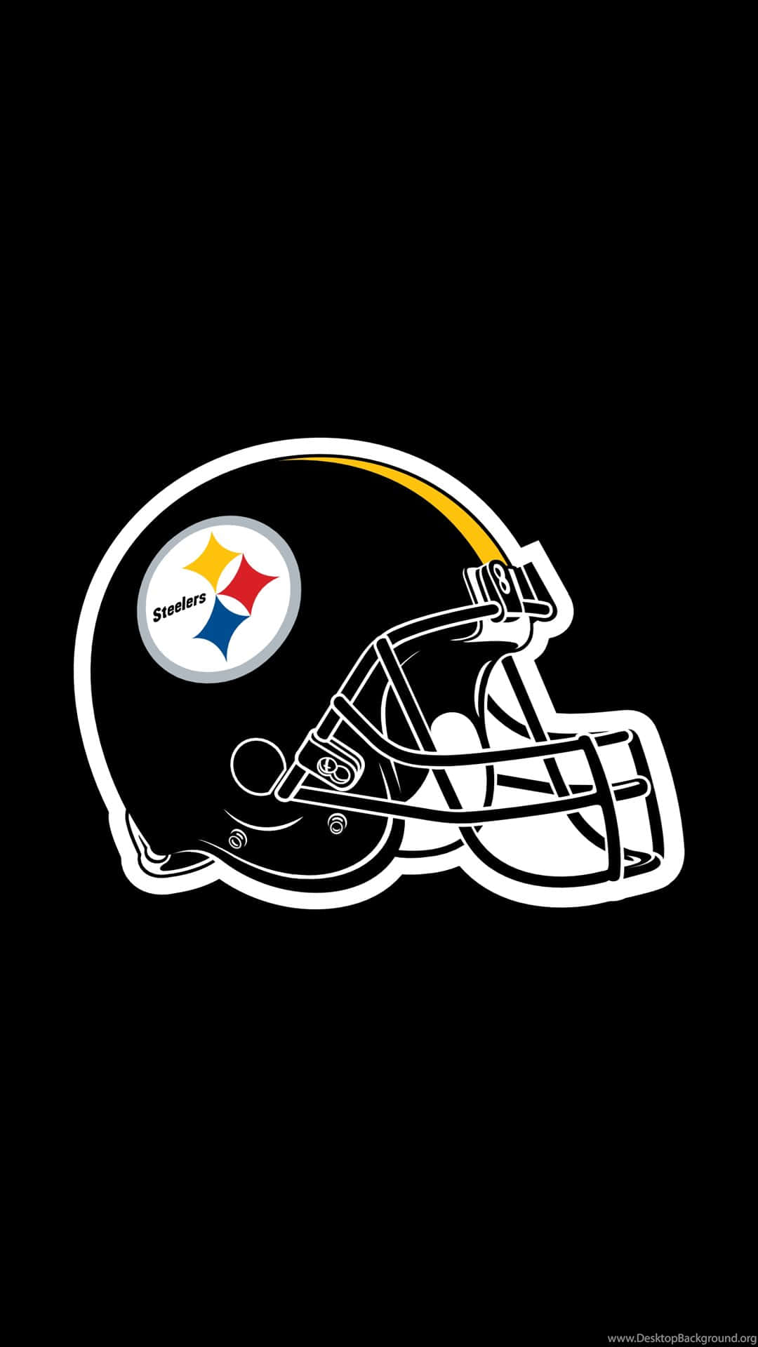 Ottienioggi Il Tuo Telefono Con Il Logo Degli Steelers! Sfondo