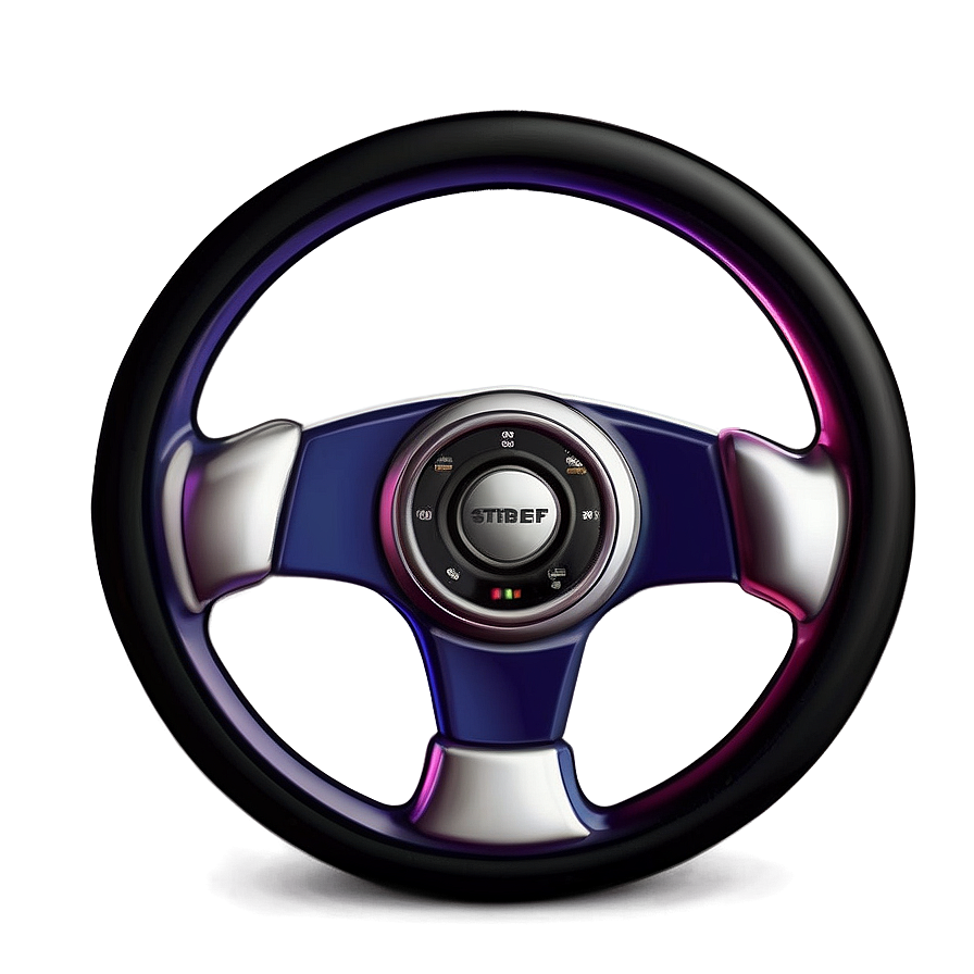 Steering Wheel Vector Art Png 05252024 PNG
