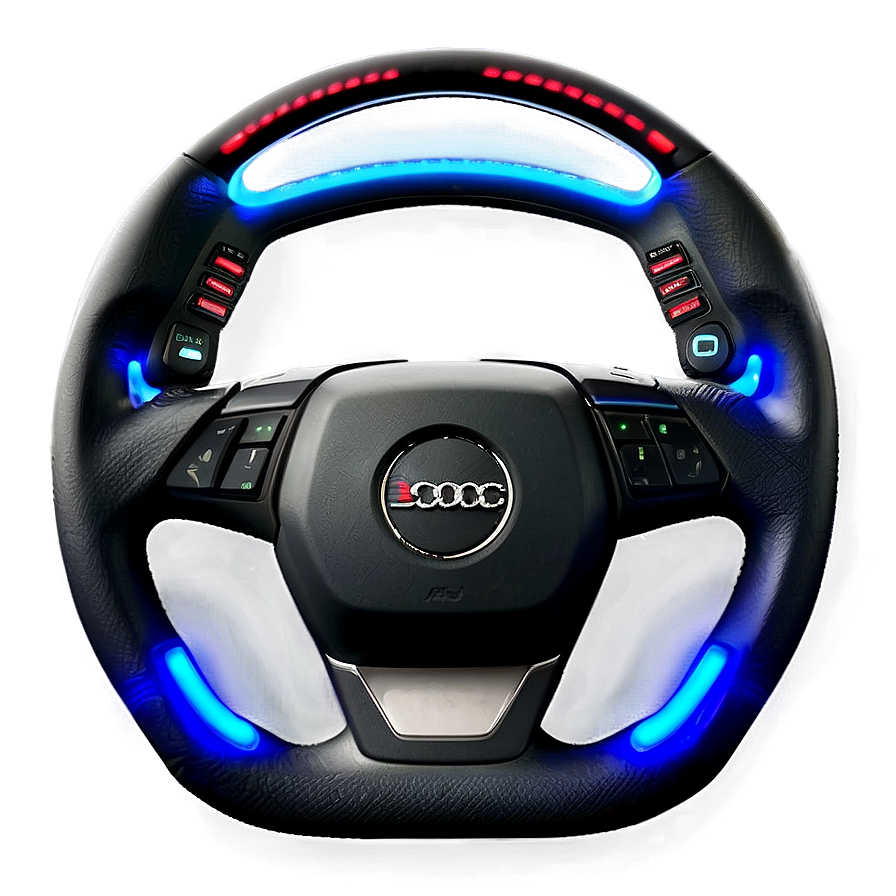 Steering Wheel With Led Display Png 05252024 PNG