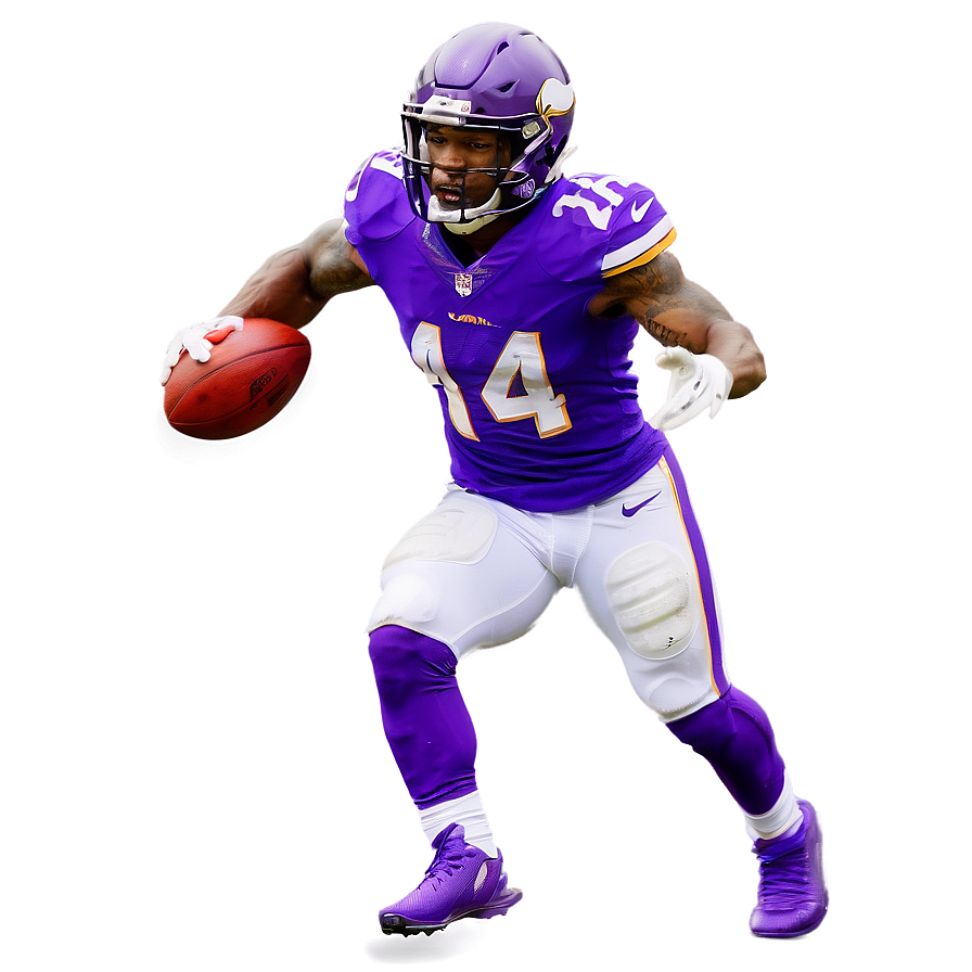 Stefon Diggs Action Shot Png Mmk65 PNG