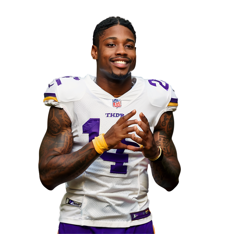 Stefon Diggs Animated Celebration Png Iru PNG