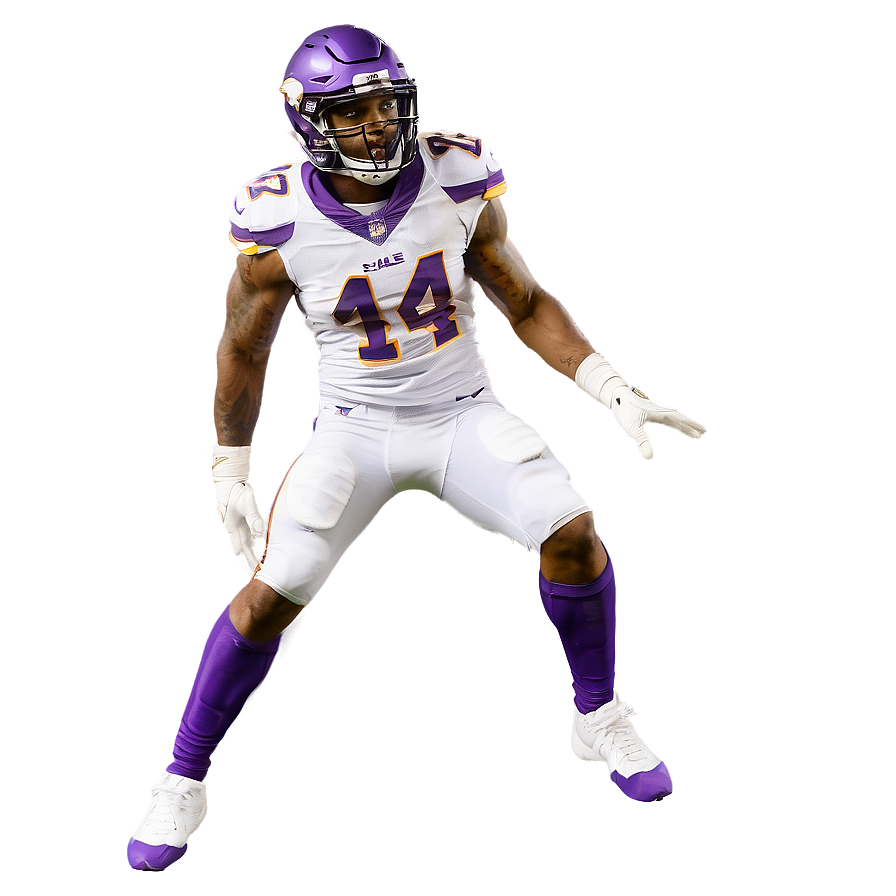 Stefon Diggs Athletic Stance Png 06202024 PNG