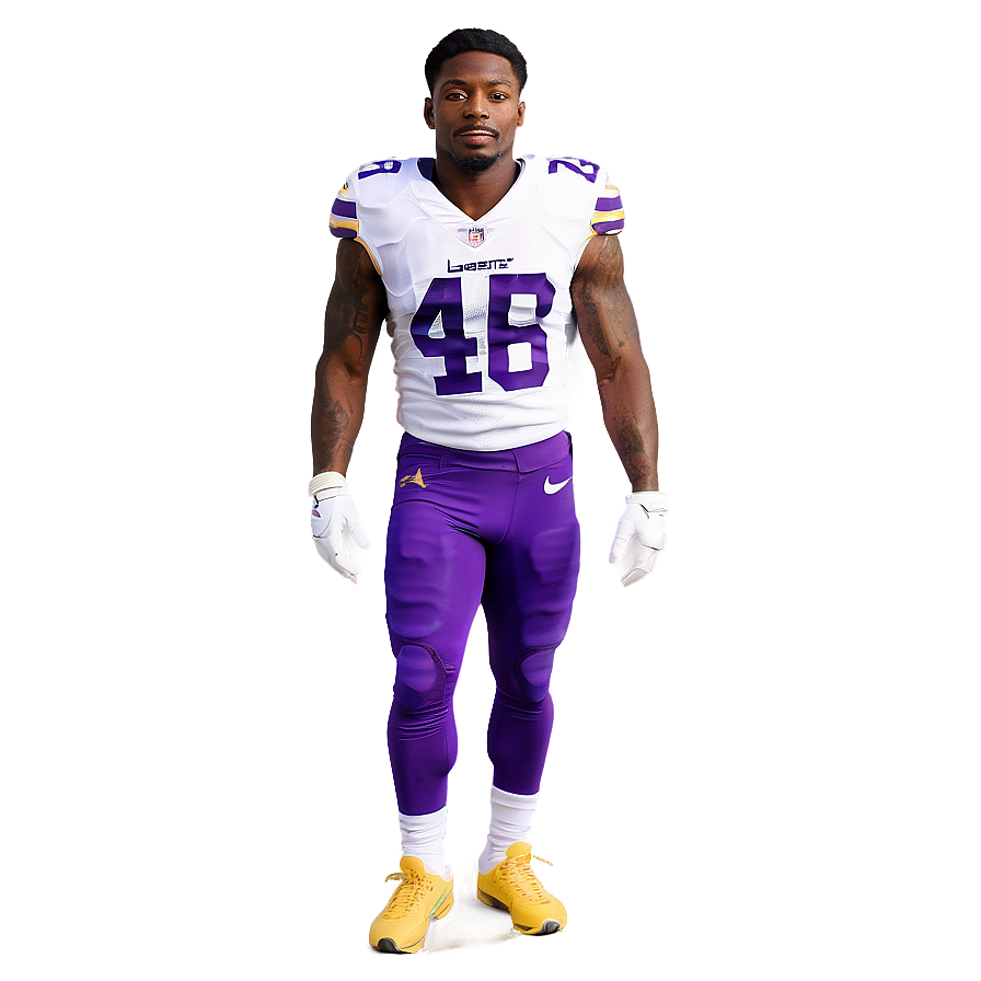 Stefon Diggs Athletic Stance Png 76 PNG