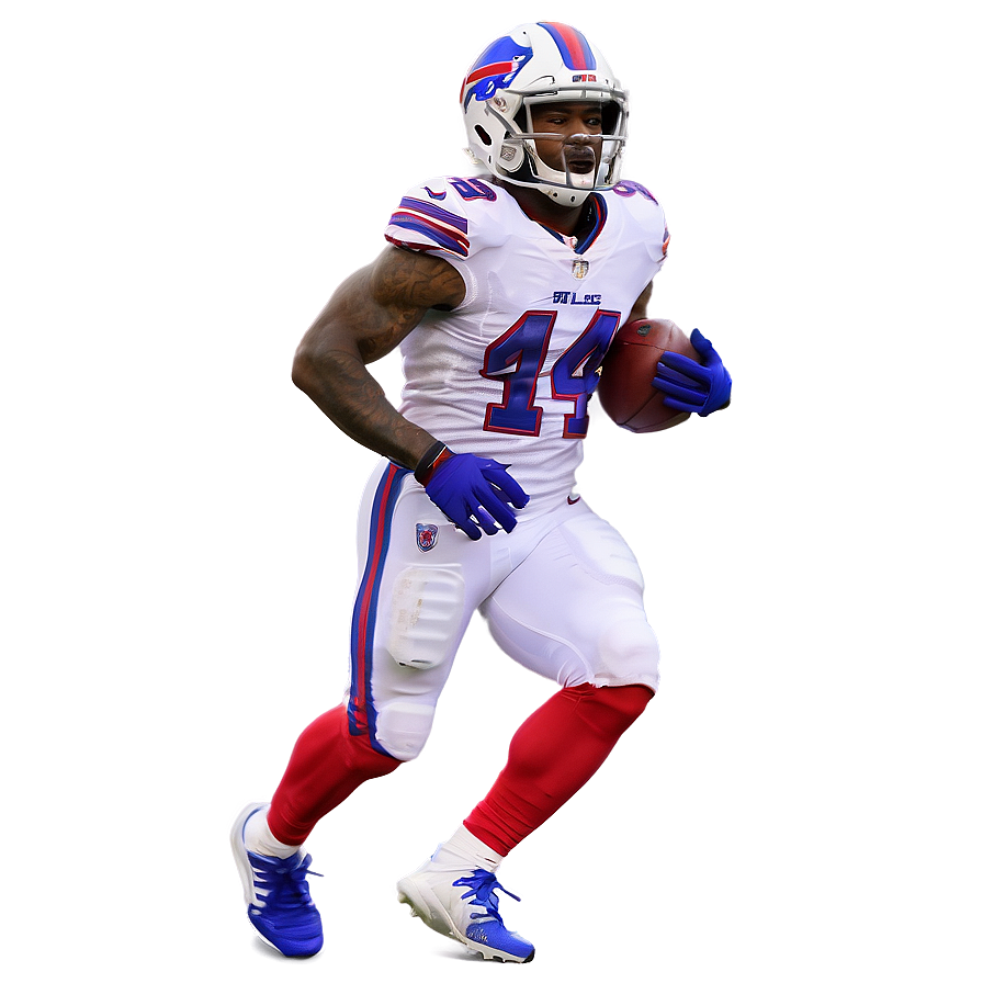 Stefon Diggs Buffalo Bills Uniform Png Buf63 PNG