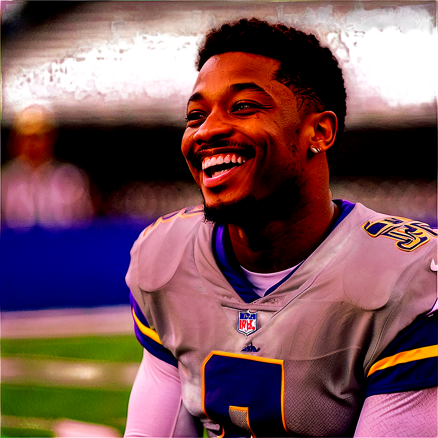 Stefon Diggs Candid Laugh Png 06202024 PNG