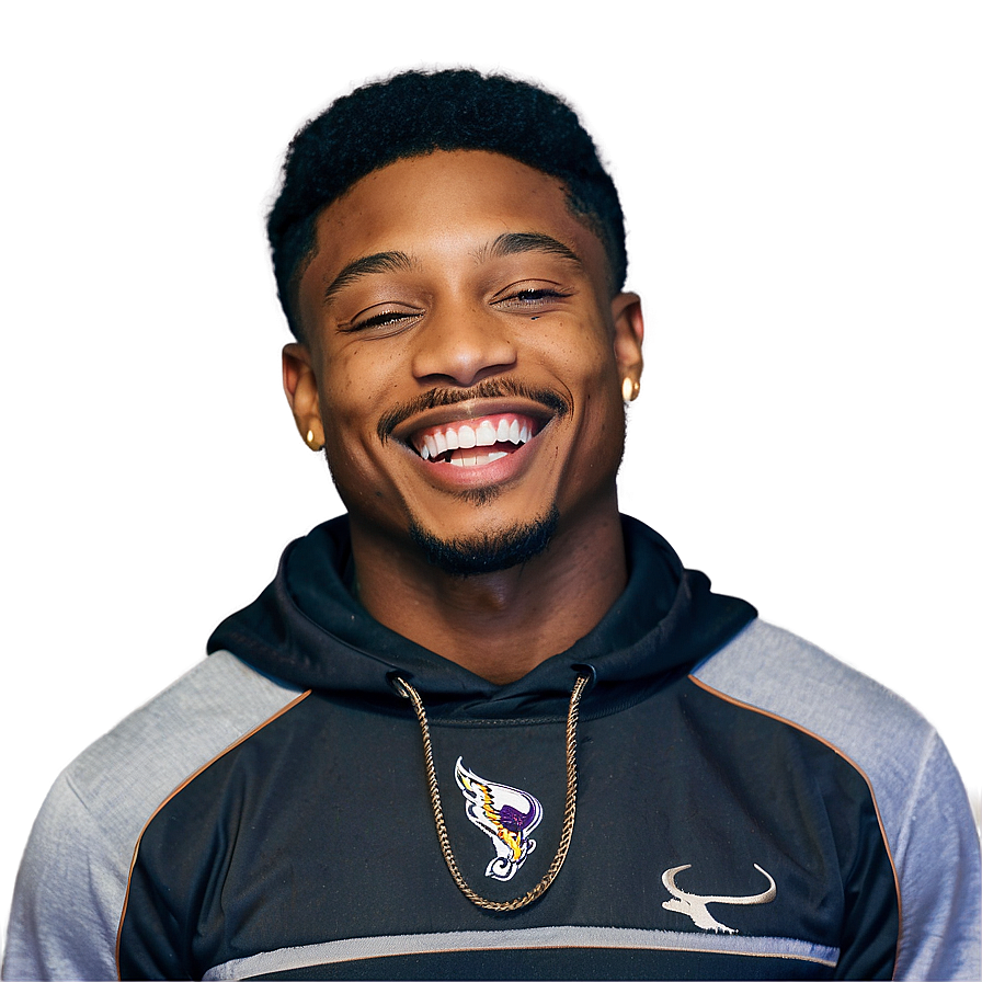 Stefon Diggs Candid Laugh Png 52 PNG