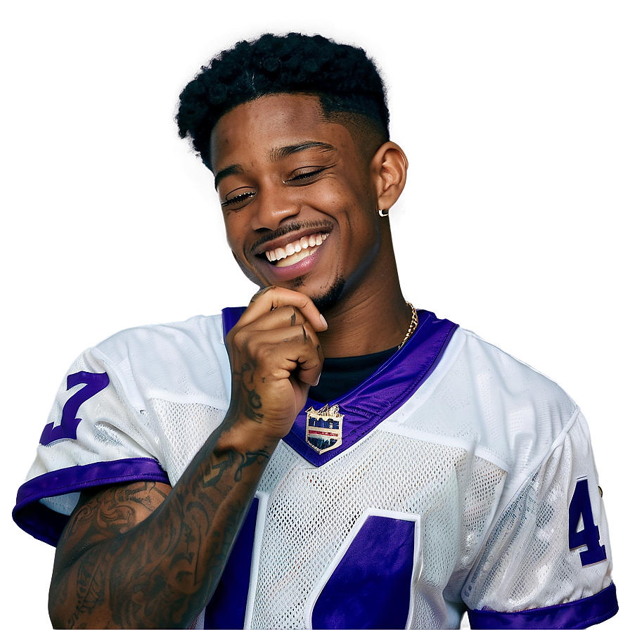 Stefon Diggs Candid Laugh Png Gei PNG