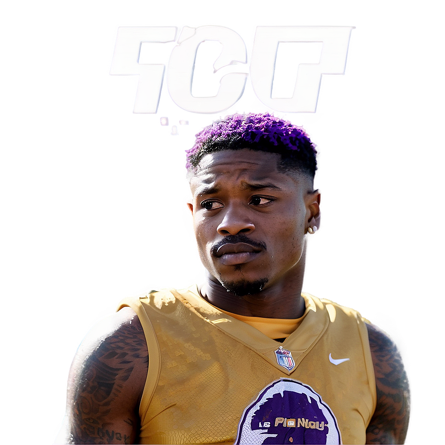 Stefon Diggs Deep Thought Png Dwp PNG