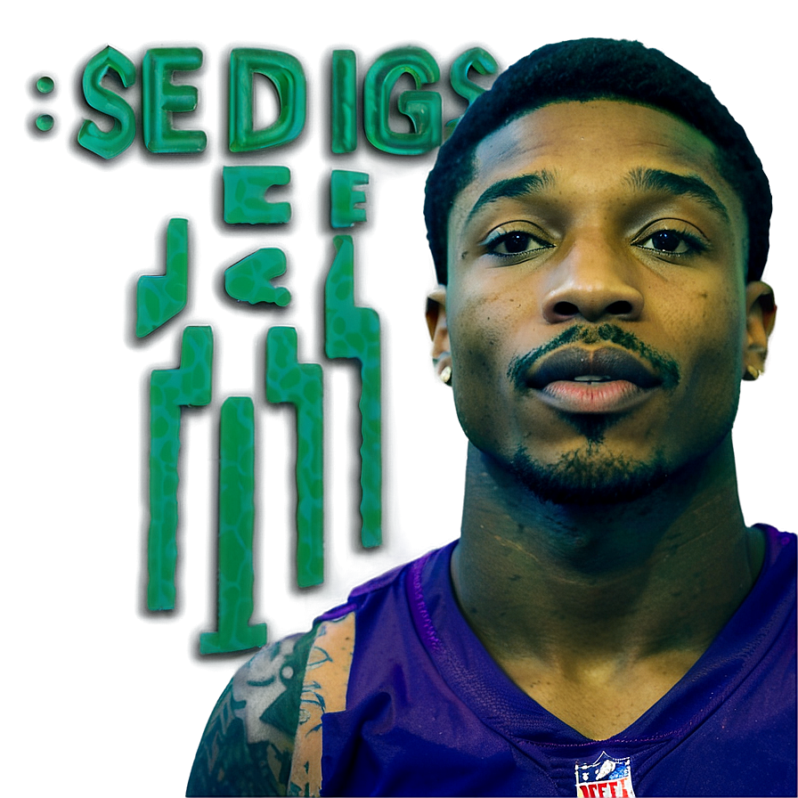 Stefon Diggs Fashion Statement Png 06202024 PNG