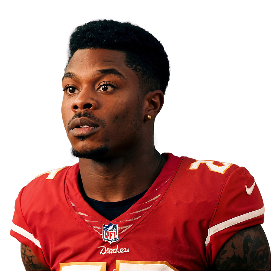 Stefon Diggs Intense Game Face Png Wfx74 PNG