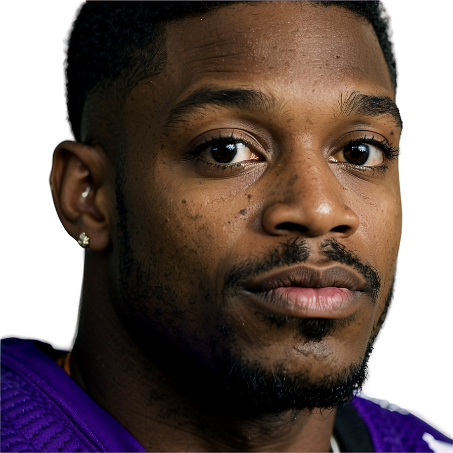 Stefon Diggs Reflective Moment Png 41 PNG