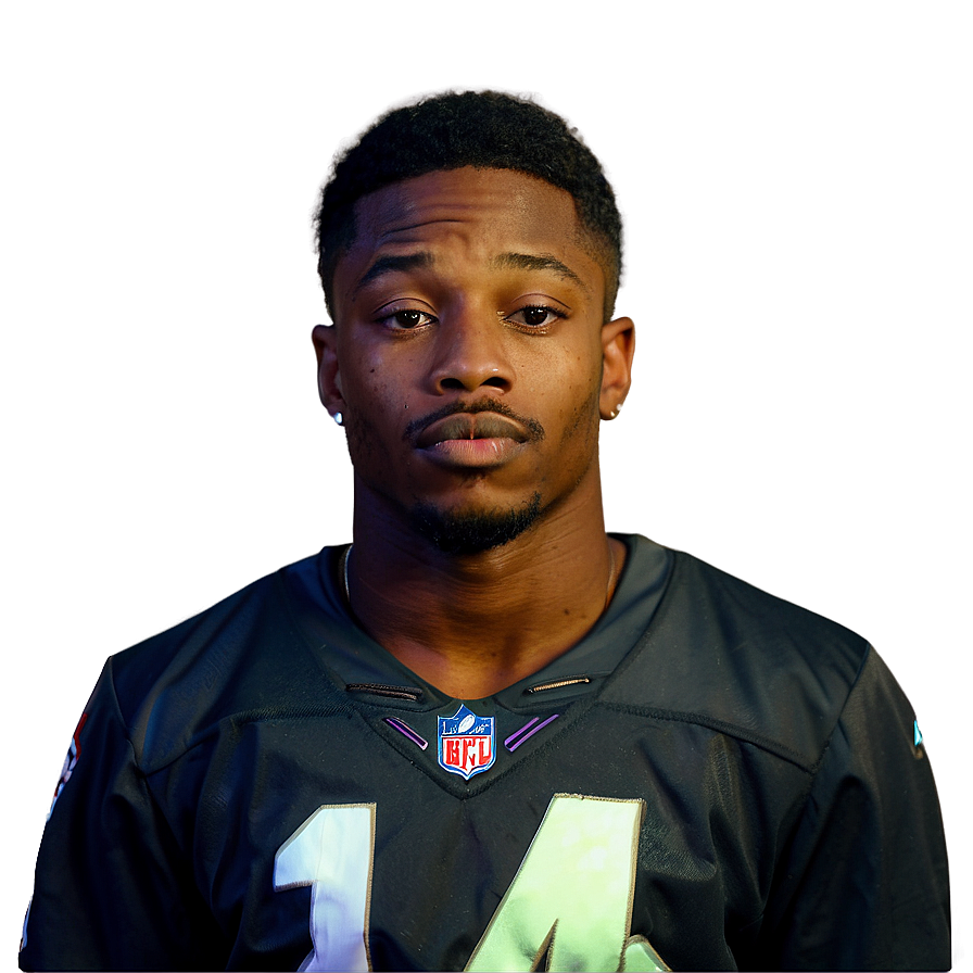 Stefon Diggs Reflective Moment Png Cdl2 PNG