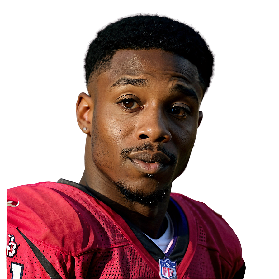 Stefon Diggs Sideline Portrait Png Ilu88 PNG