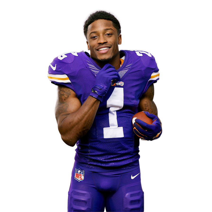 Stefon Diggs Victory Pose Png Vgt74 PNG