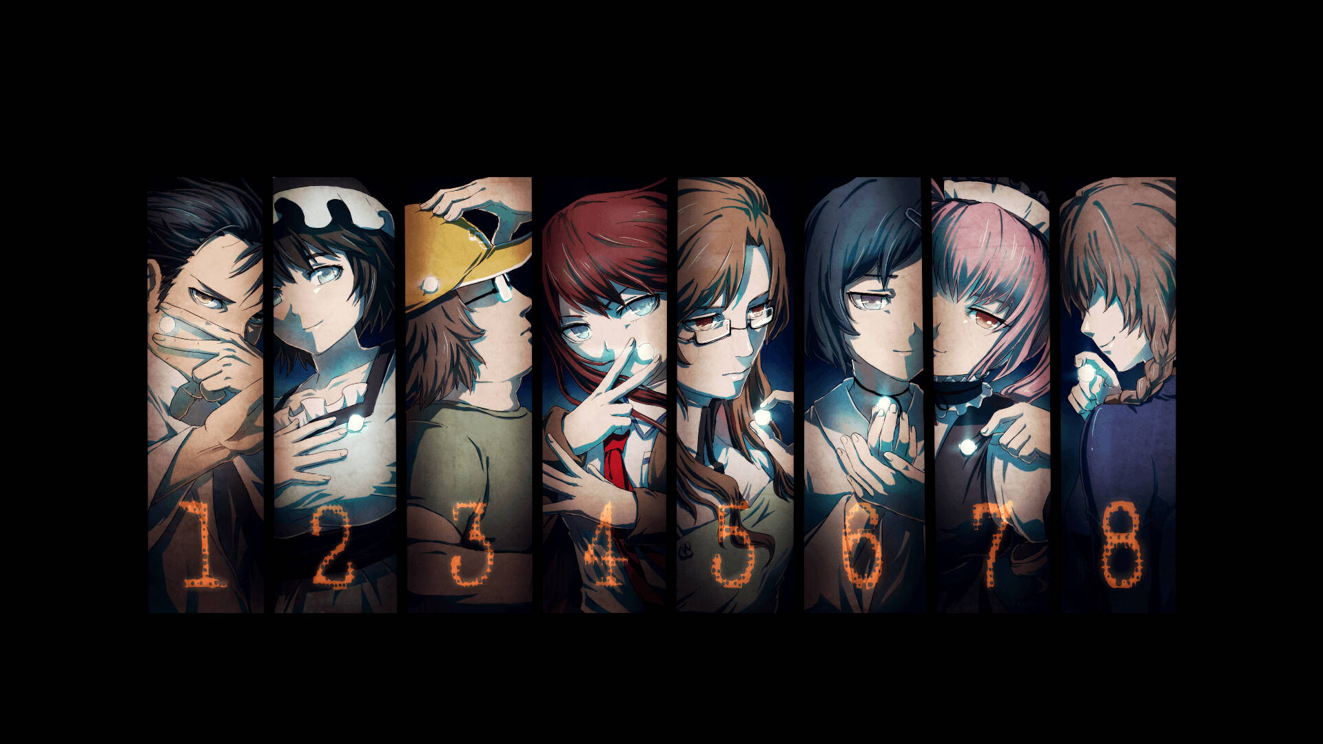 Enjoy the awe-inspiring journey of the realistic yet imaginative themes and characters in Steins Gate. Wallpaper