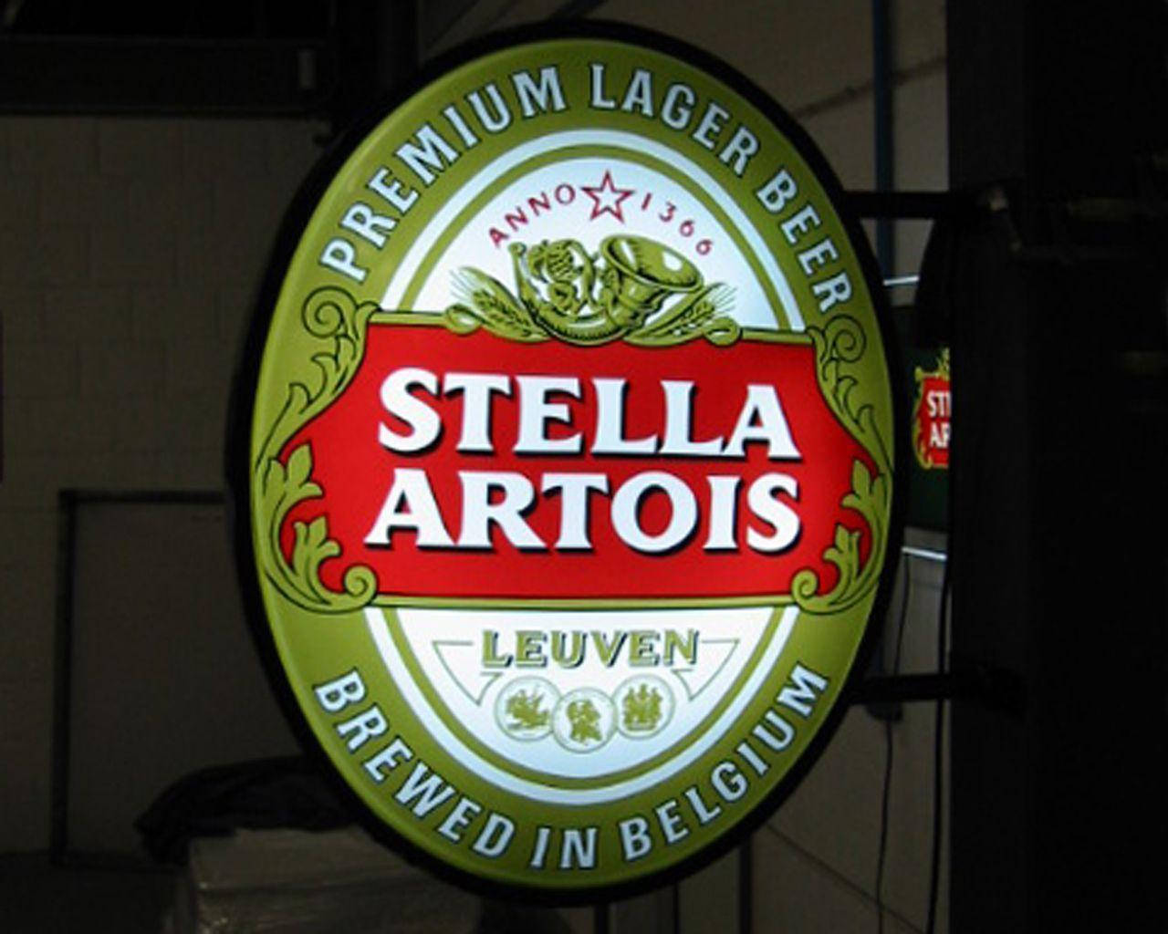 Señalizaciónde Stella Artois Fondo de pantalla