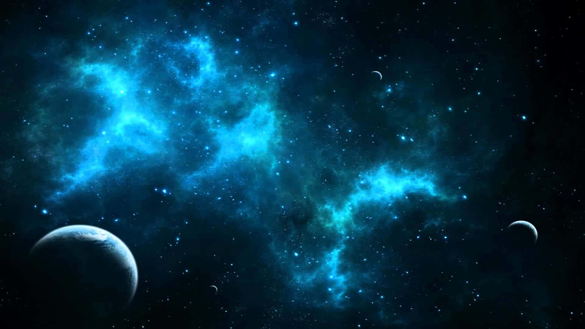 Stellar Nebulaand Planets Wallpaper