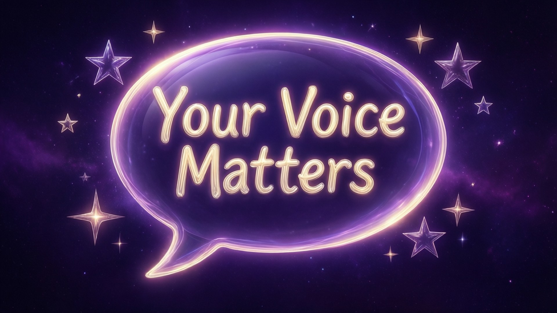 Stellar Speech Wallpaper