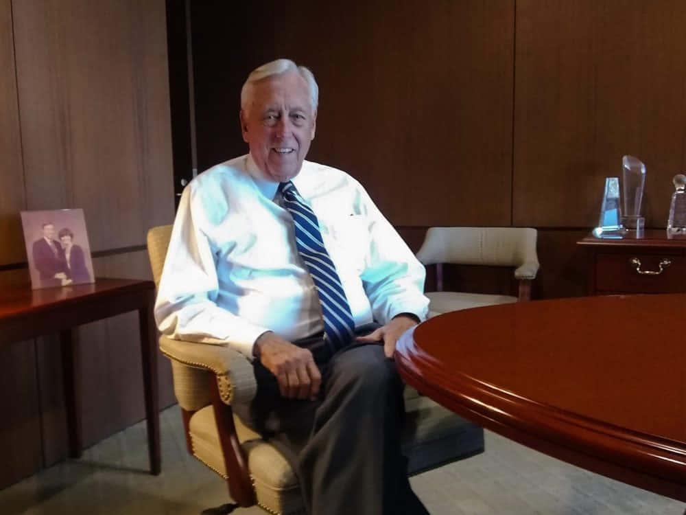 Steny Hoyer Sitting Down And Smiling Wallpaper