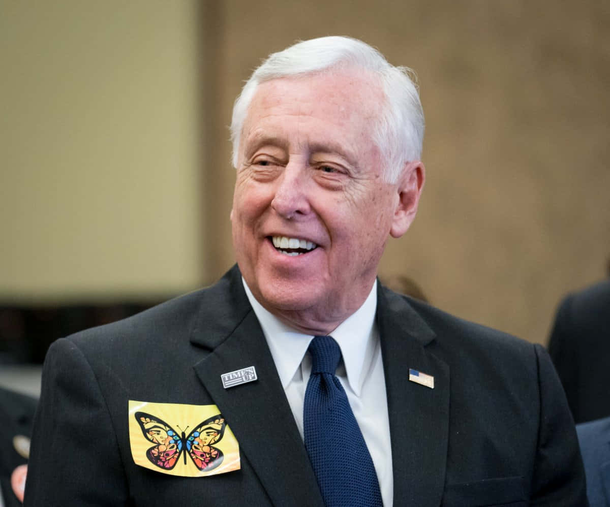 Steny Hoyer With Butterfly Sticker Wallpaper