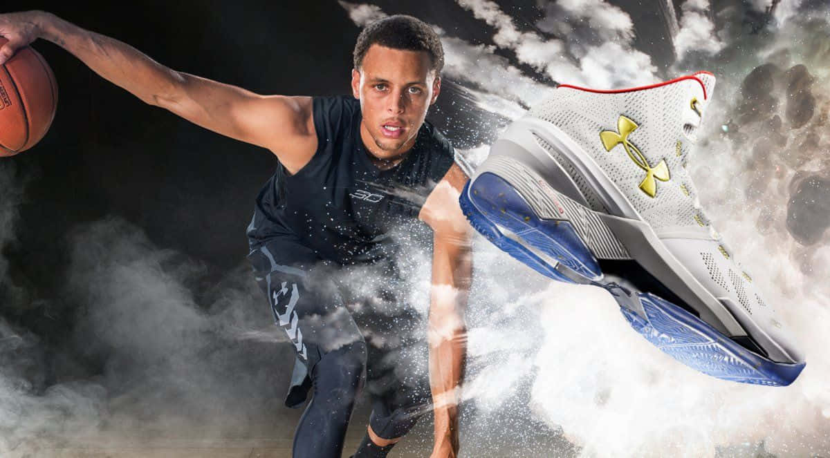 NBA Star Stephen Curry Unleashing on the Court