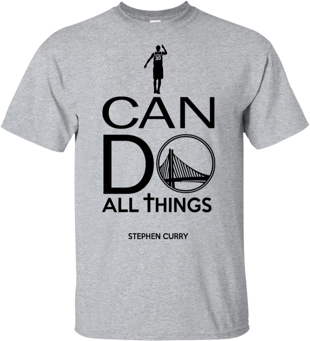 Steph Curry Can Do All Things Tshirt PNG