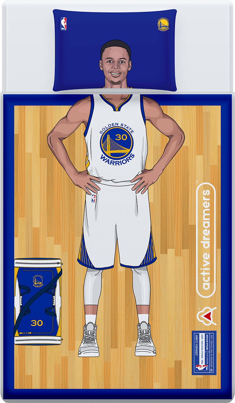 Steph Curry Golden State Warriors Illustration PNG