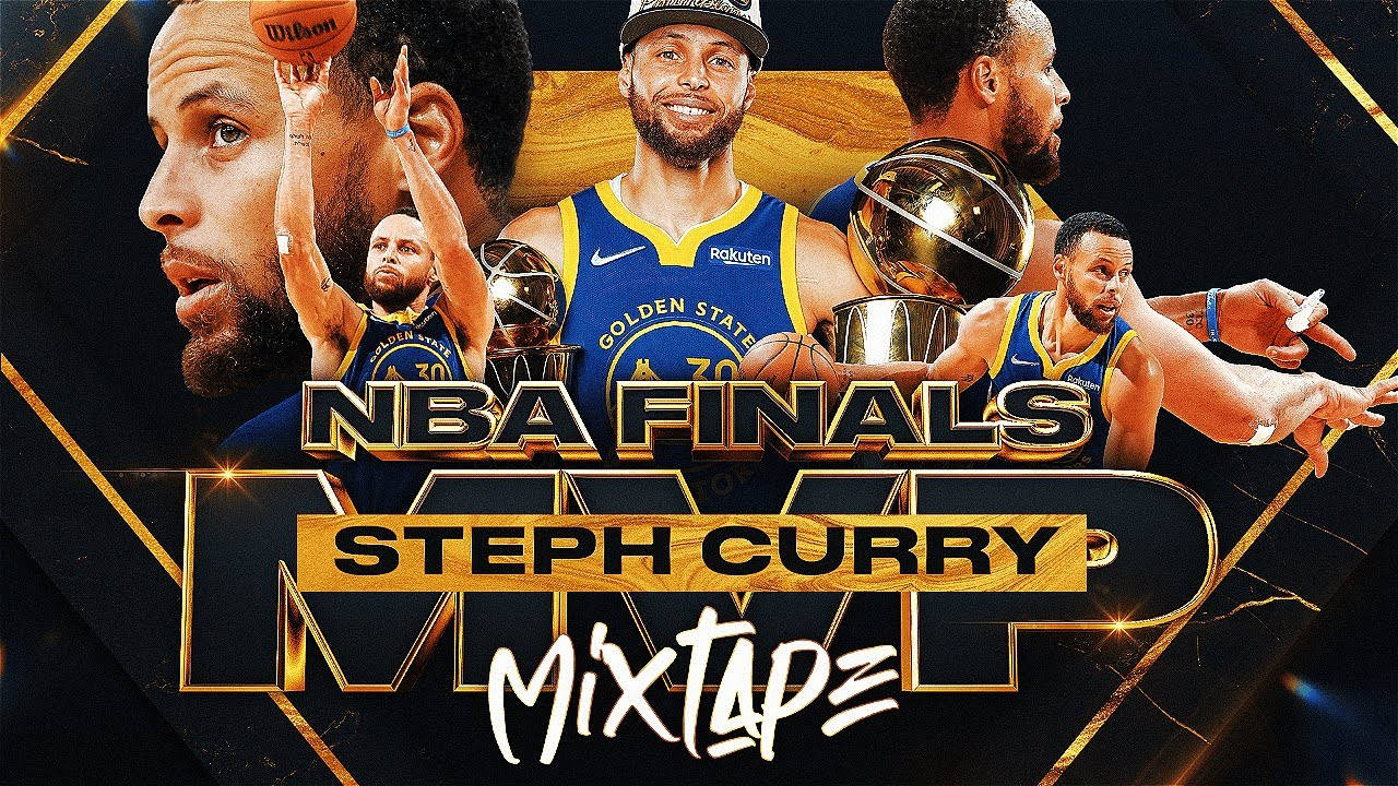 StephCurry NBA Finals MVP Poster: Steph Curry NBA Finals MVP Plakat Wallpaper