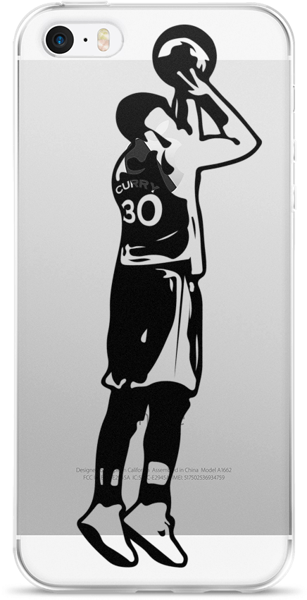 Steph Curry Shooting Silhouettei Phone Case PNG
