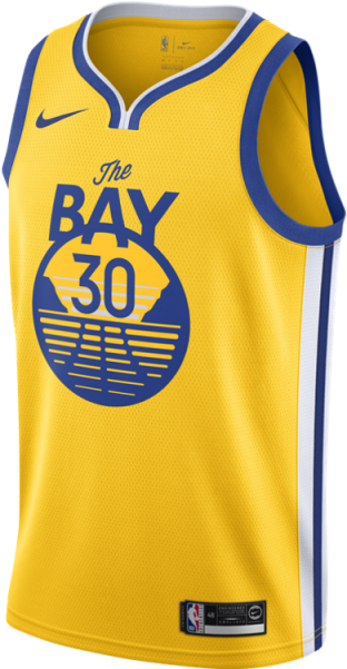 Steph Curry The Bay Jersey30 PNG