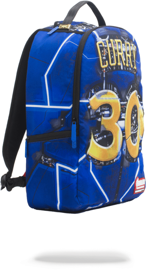 Steph Curry30 Blue Backpack PNG