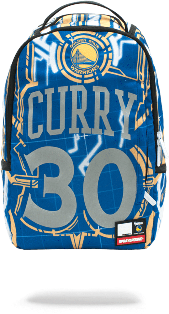 Steph Curry30 Golden State Warriors Backpack PNG