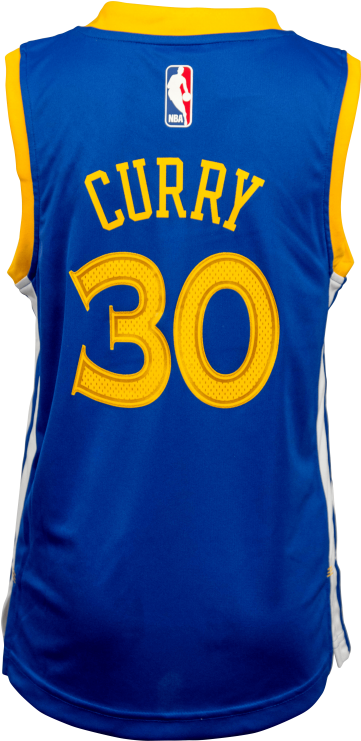 Steph Curry30 Warriors Jersey Back PNG