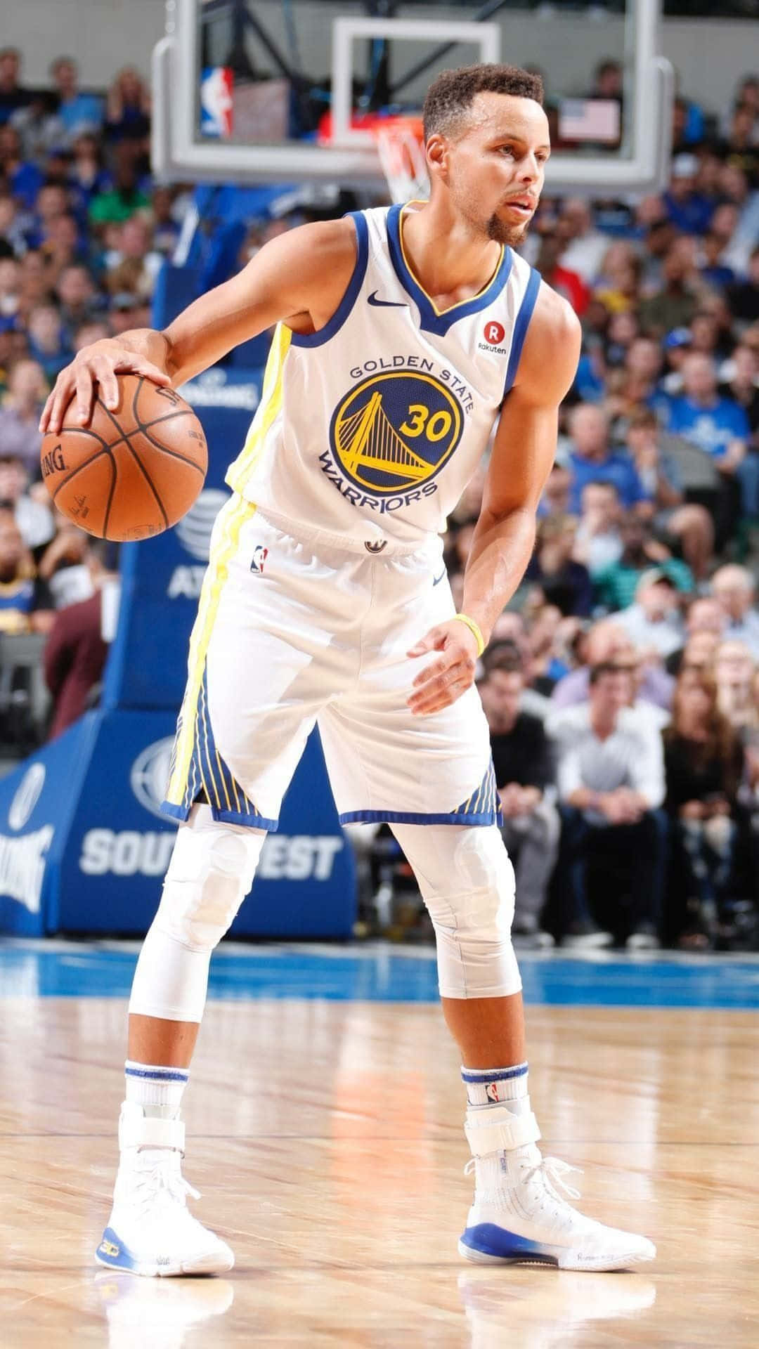 Denlegendariska Basketspelaren Stephen Curry Lever Upp Till Sin Mvp-titel.