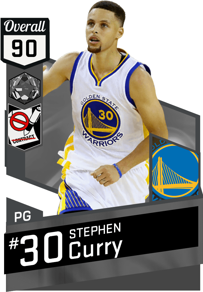 Stephen Curry Basketball Card Design PNG