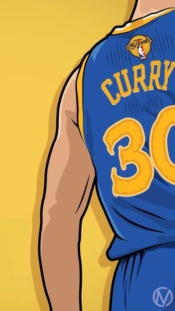 Download Stephen Curry Cartoon Wallpaper 