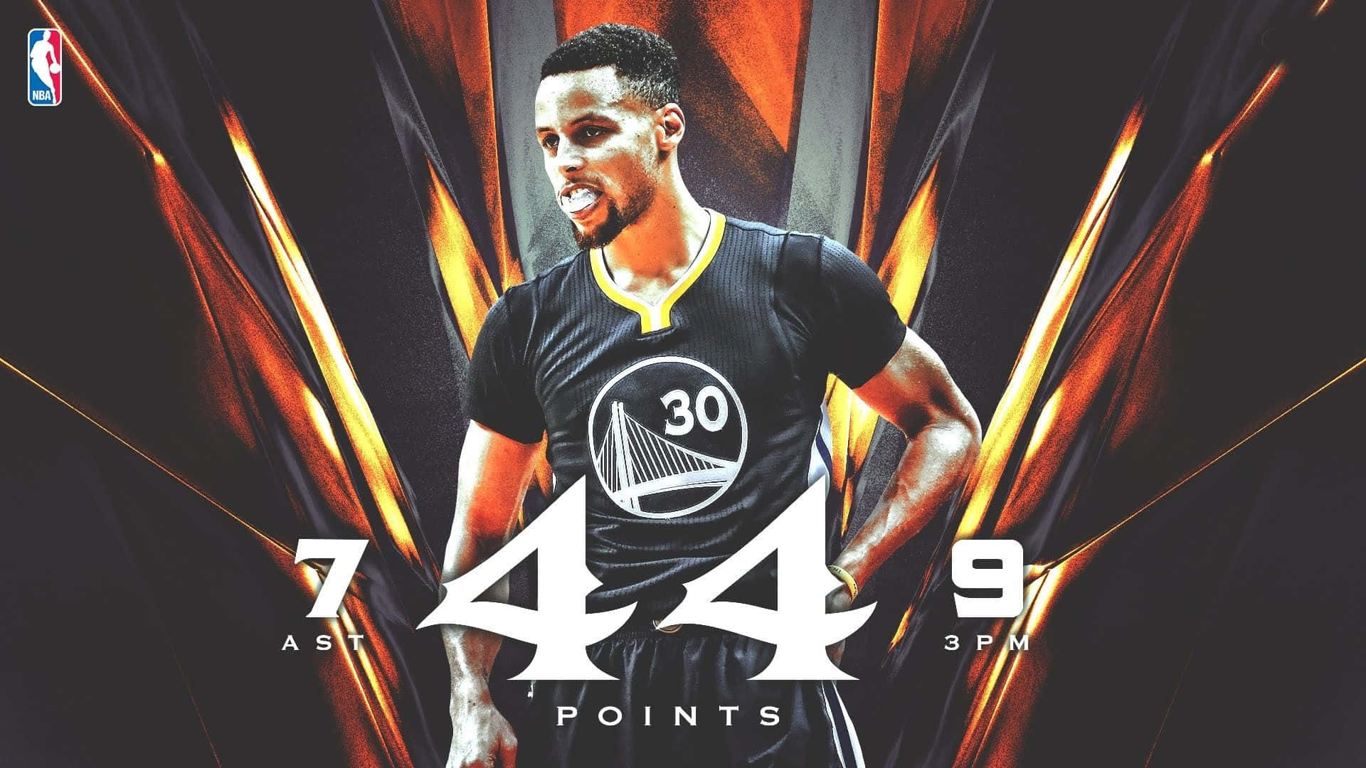 Stephen Curry Pulls Up From Distance Wallpaper
