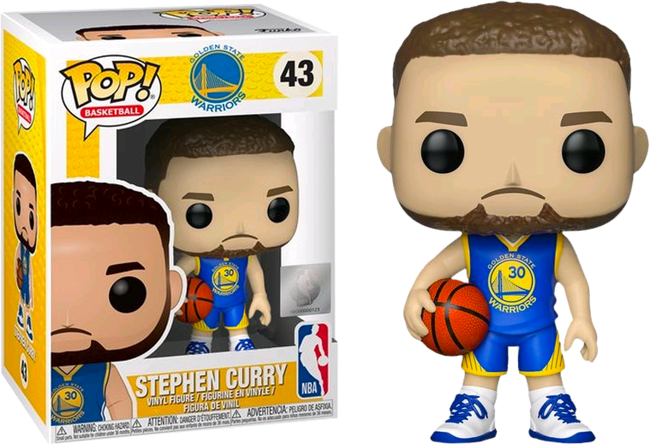 Stephen Curry Funko Pop Figure PNG