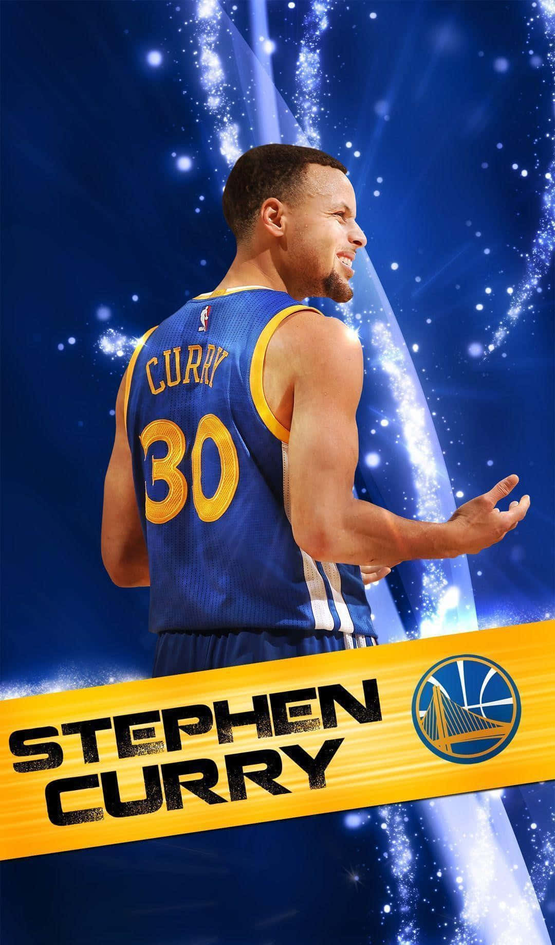 Stephen Curry Warriors Basketball Star Wallpaper