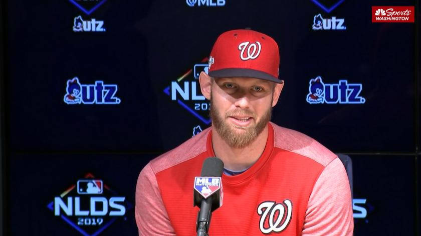 Download Stephen Strasburg Being Interviewed By Reporters Wallpaper ...