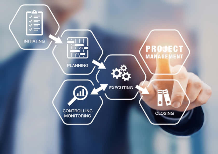 Guidacompleta Ai Passi Del Project Management. Sfondo