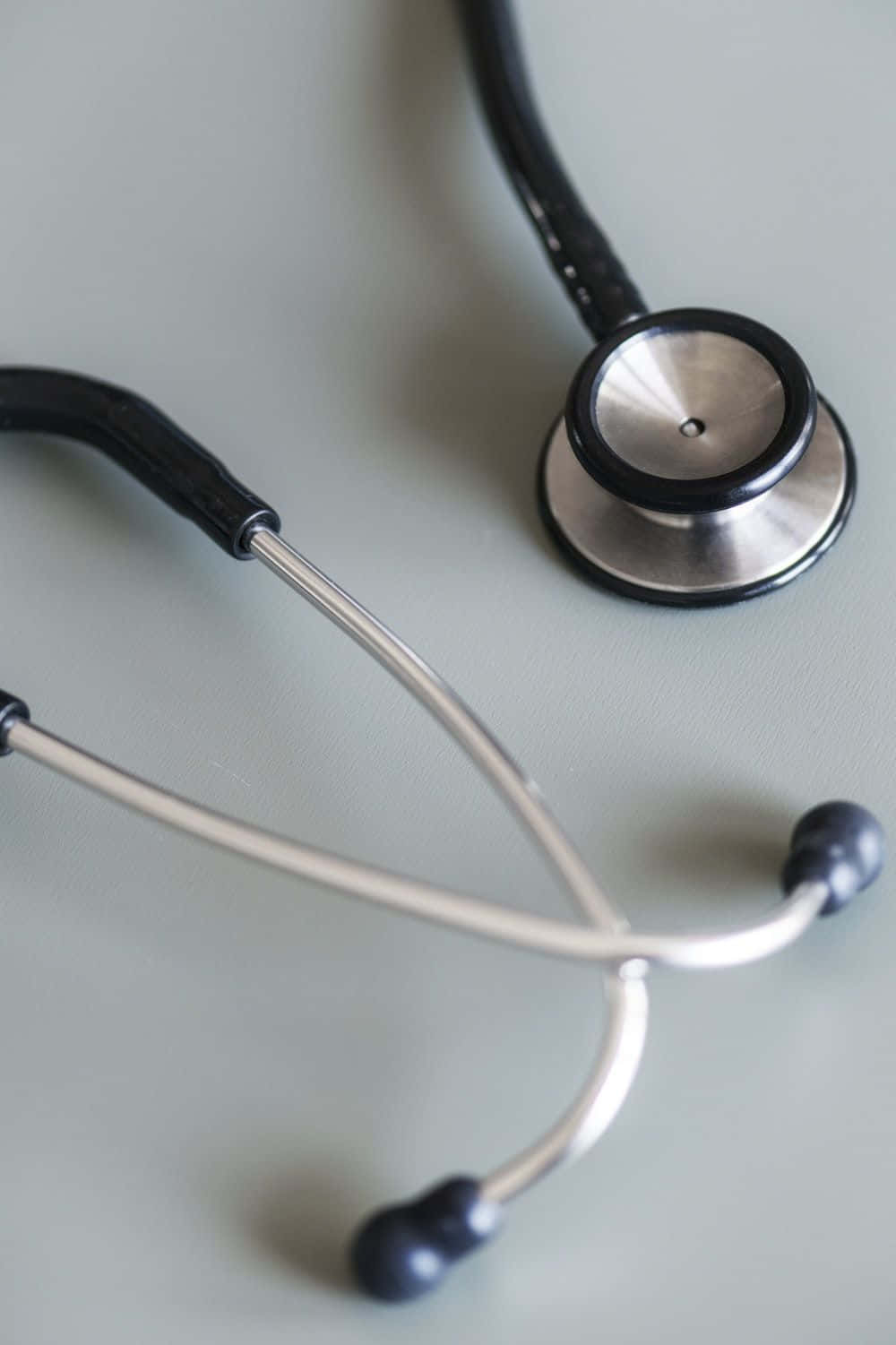 Stethoscope on a wooden table