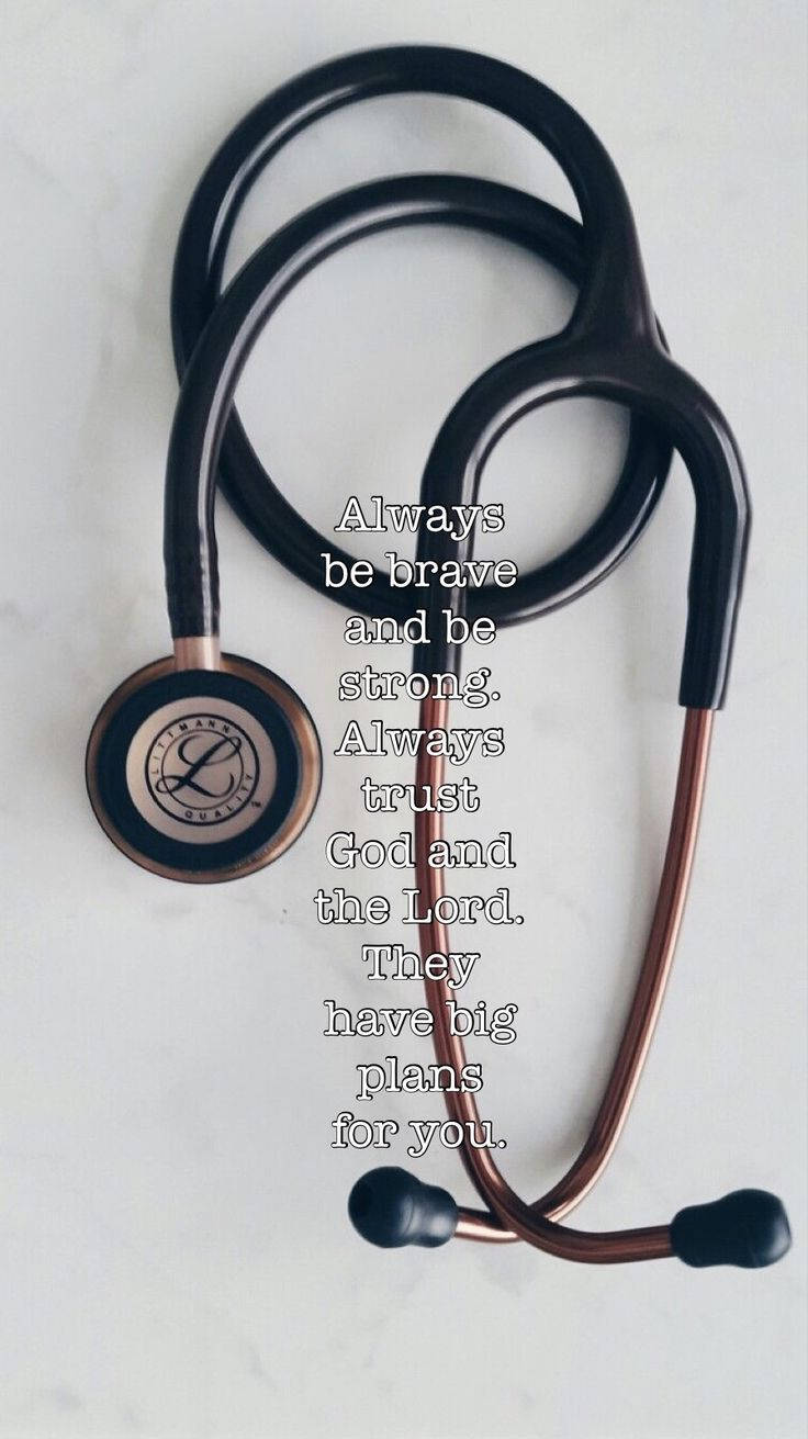 Stethoscope Medical Motivation Poster Wallpaper