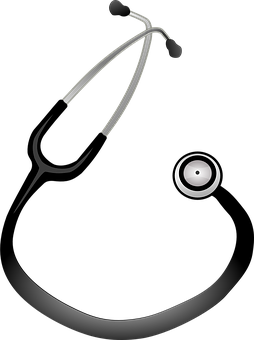 Stethoscope Silhouette Art PNG