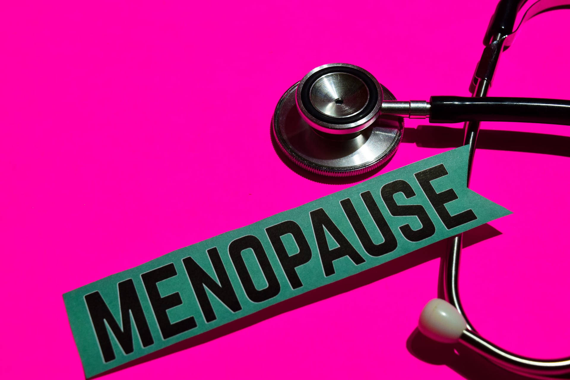 Stethoskopmit Menopause-hinweis Wallpaper